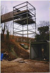 Conveyor belt over Braybrooke Road nearing completion